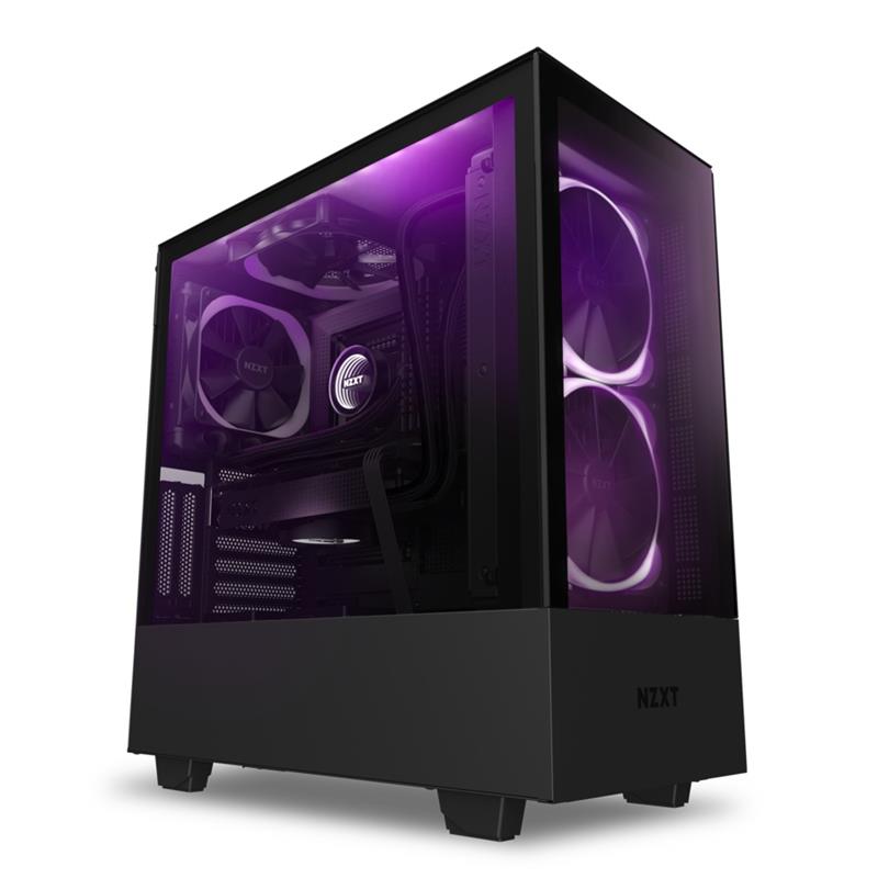 NZXT H510 Elite Premium Compact Mid-Tower ATX Case - Matte Black