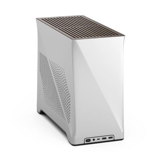 FRACTAL DESIGN Era 2 Silver Anodized Aluminum/Steel Mini-ITX Compact