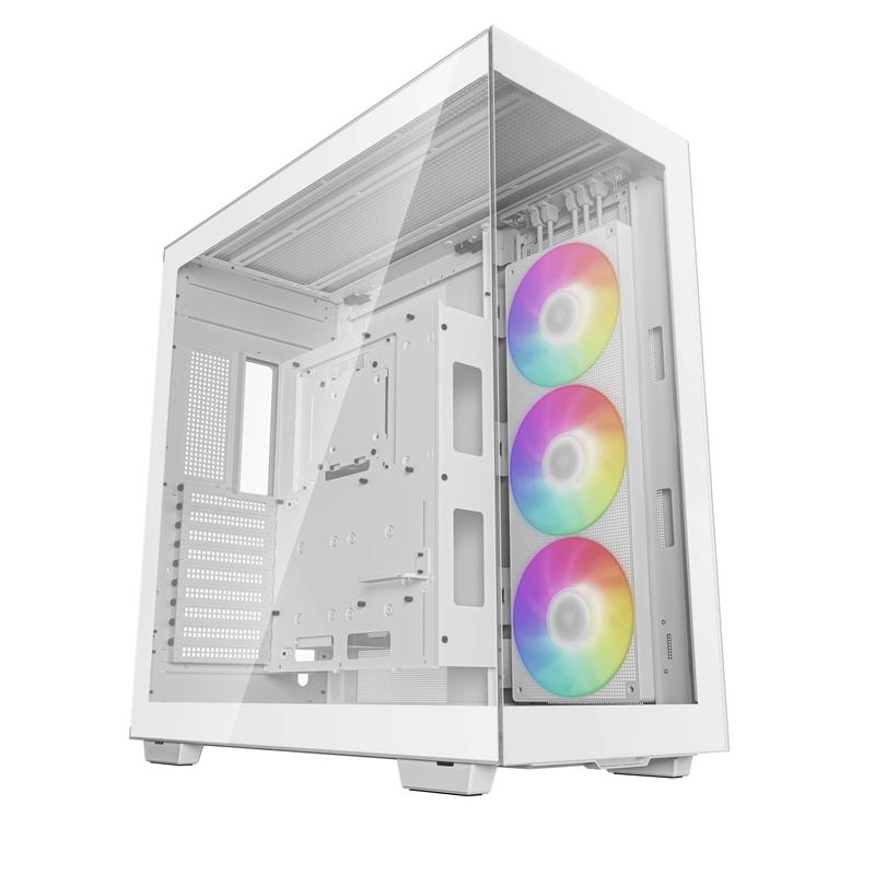 DeepCool CH780 ATX Panoramic Case, White(Open Box)
