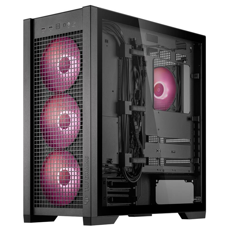 ASUS TUF Gaming GT302 ARGB PCケース Asus TUF Gaming GT302 ARGB ATX Mid-Tower Case, Black - Canada