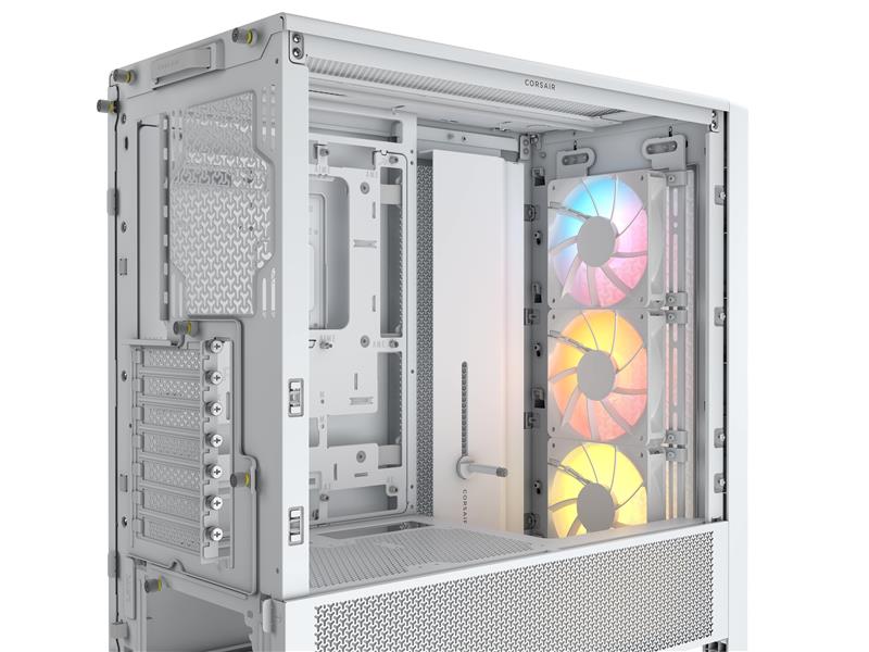 CORSAIR FRAME 4000D RS ARGB, White White - Canada Computers