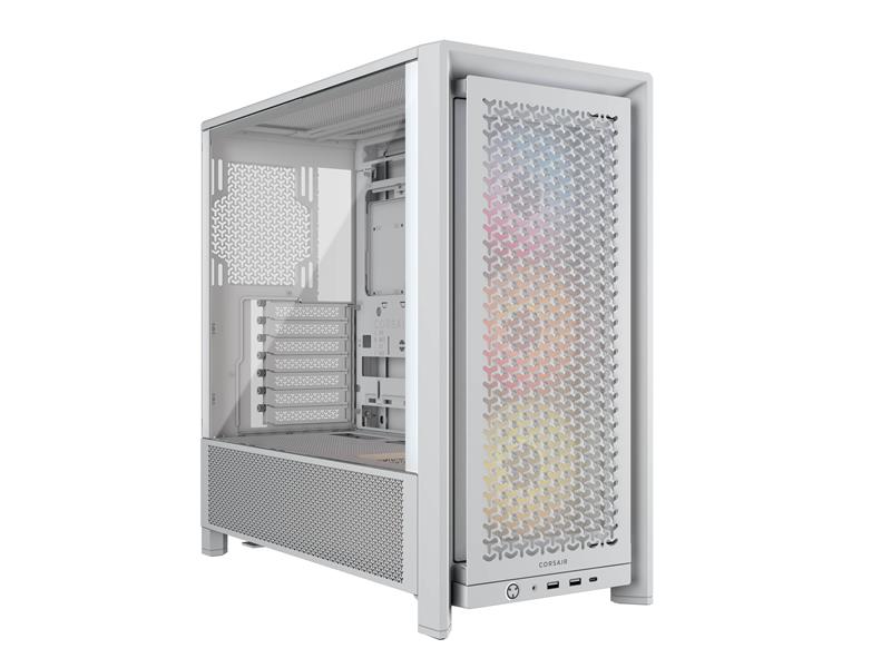 CORSAIR FRAME 4000D RS ARGB Modular Mid-Tower PC Case, White