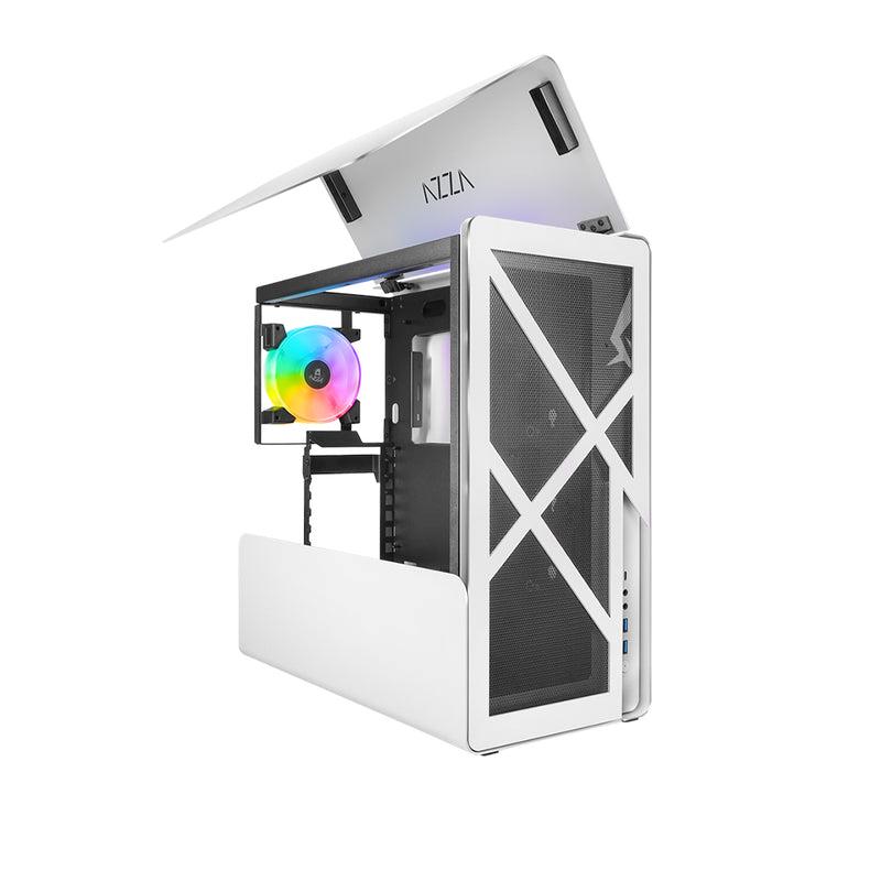 Boîtier d'ordinateur de jeu ATX AZZA CAST 808M-W Unlimited White Tower,