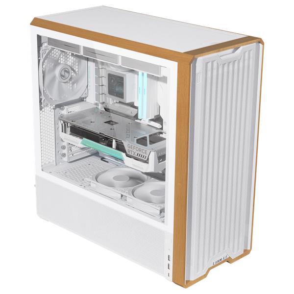 LIAN LI LANCOOL 217 WHITE 使用1ヶ月 美品 LIAN LI LANCOOL 217 Steel / wood / tempered Glass ATX Mid Tower PC