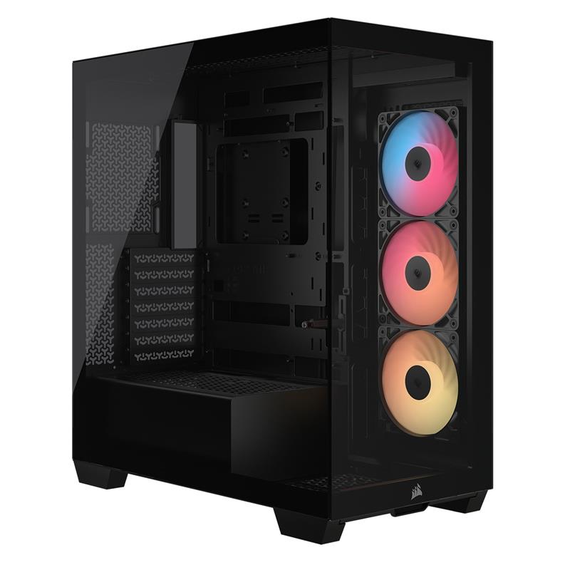 CORSAIR 3500X RS-R ARGB Mid-Tower PC Case, Black