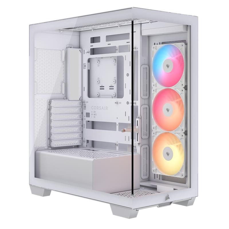 CORSAIR 3500X RS-R ARGB Mid-Tower PC Case, White