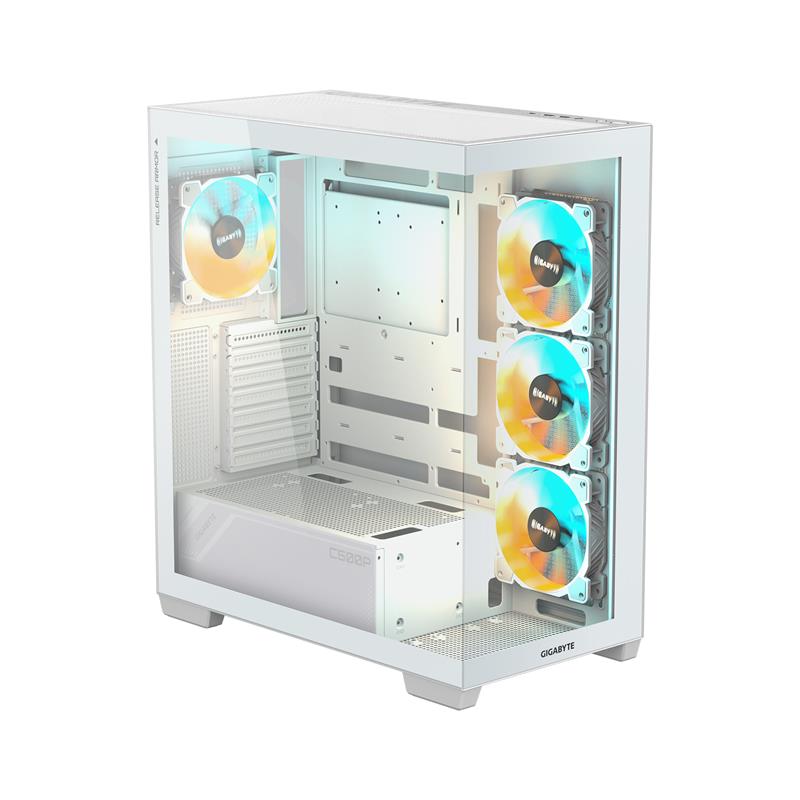 GIGABYTE C500 PANORAMIC STEALTH ICE PC Case, White