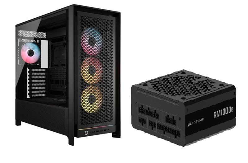 CORSAIR FRAME 5000D RS ARGB PC Case + RM1000e PSU