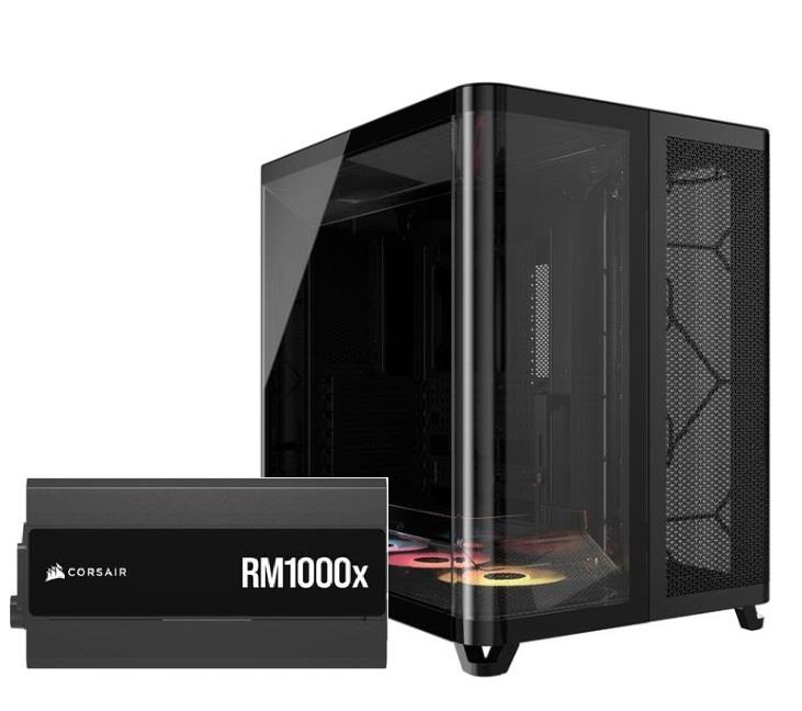 CORSAIR AIR 5400 RS-R ARGB Case + RM1000x PSU