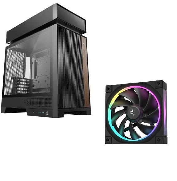 DeepCool CL660 ATX Hypersplit Tower PC Case + FREE FL12 120mm Single Fan