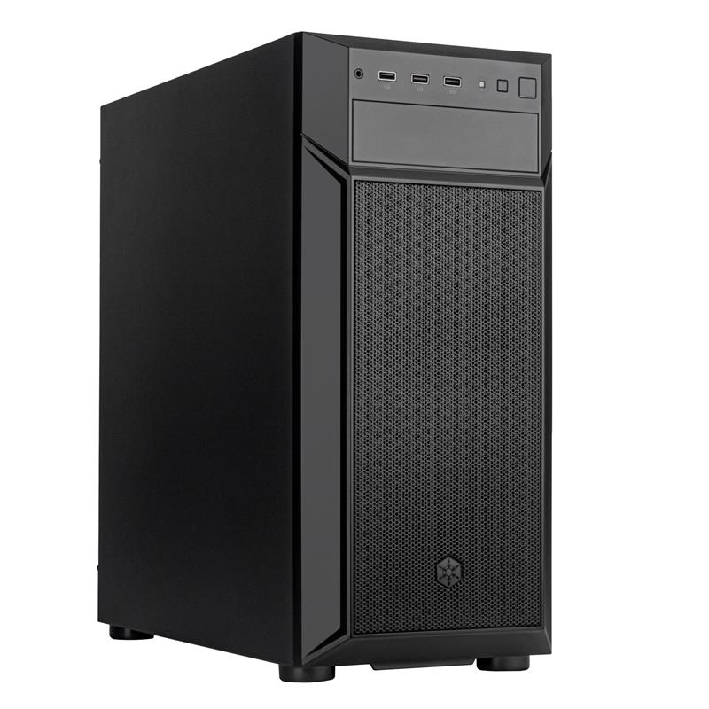 SilverStone FARA 513 Solid Panel Mid Tower Black