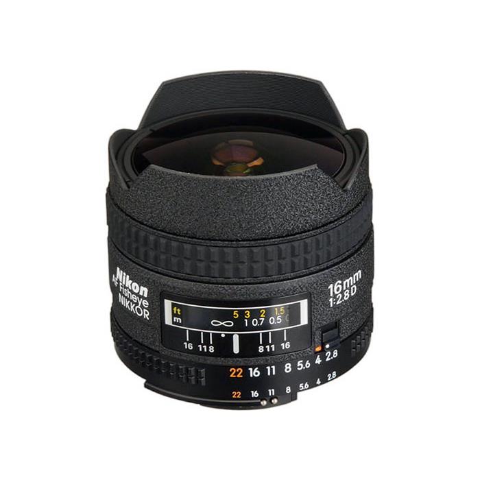 Nikon AF FX Fisheye-NIKKOR 16 mm f/2.8D | Objectif Fisheye plein format | Angle de vue de 180 degrés