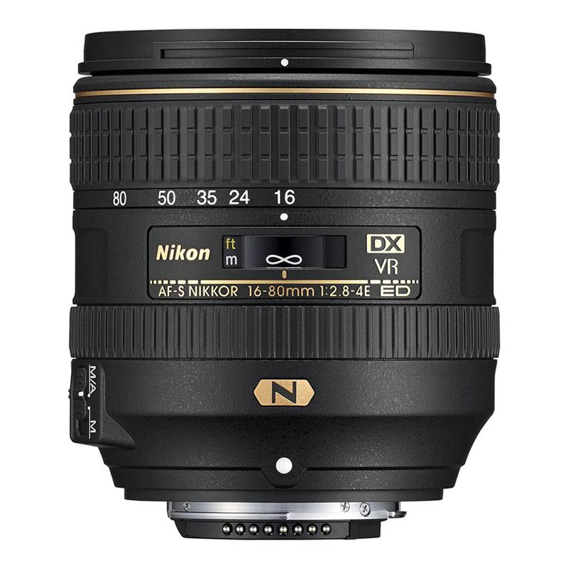 Nikon AF-S DX NIKKOR 16-80mm f/2.8-4E ED VR Lens | Lightest 5x
