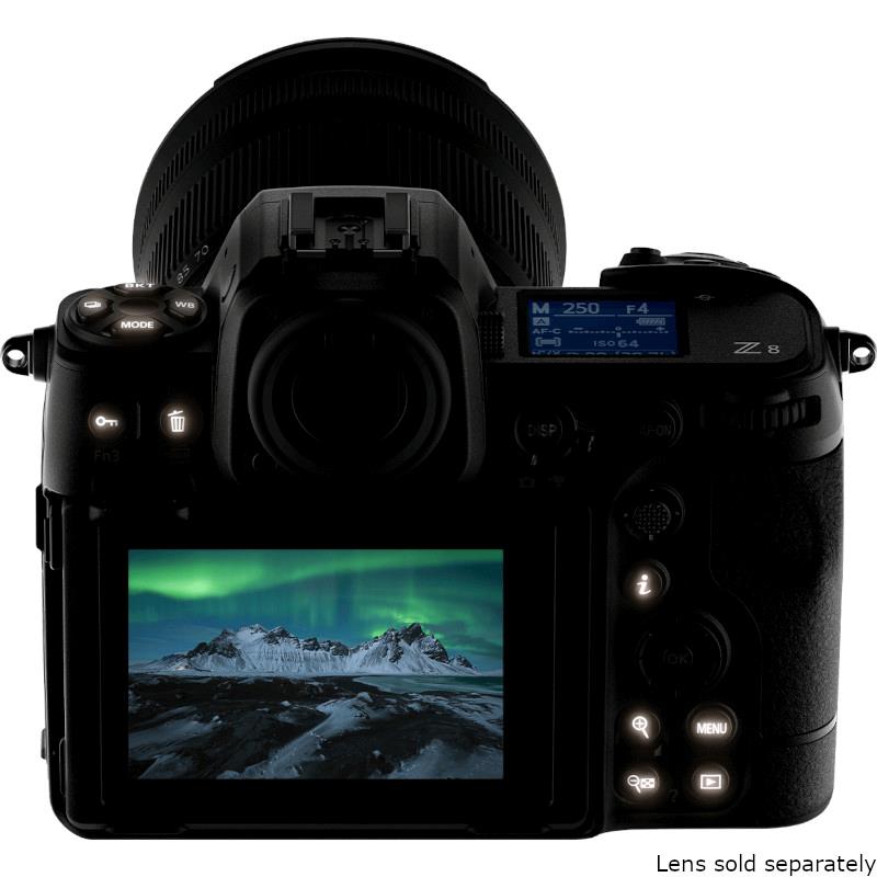 Nikon Z 8 Hybrid Mirrorless Camera (Body Only) | 45.7MP 8K/60p 4K