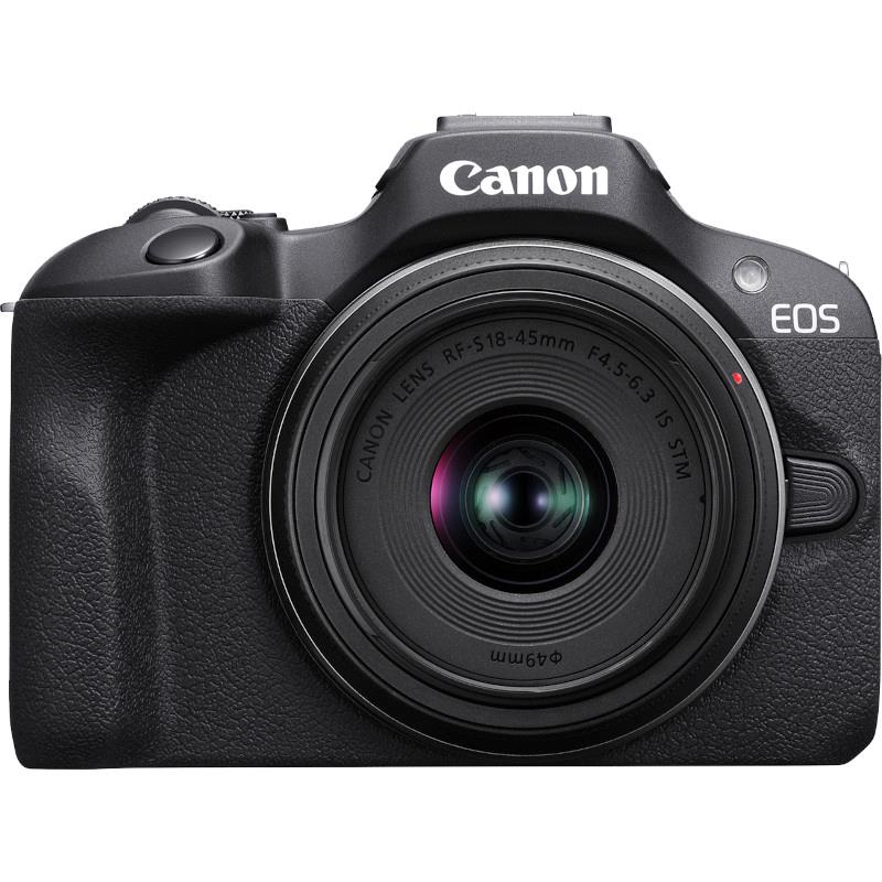 Appareil photo sans miroir Canon EOS R100 avec ensemble d'objectifs | RF-S 18-45mm F4.5-6.3