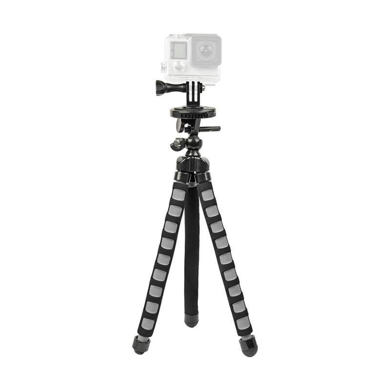 BOWER Xtreme Action Series Flex Tripod for GoPro (Black/Gray)(Open Box)