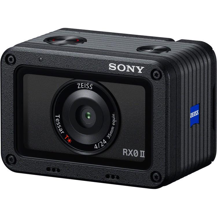 Sony Cyber-shot DSC-RX0 II Action Camera | 4K / 30 fps - 15.3 MP - Carl Zeiss - Wi-Fi, Bluetooth - underwater up to 30ft - blac