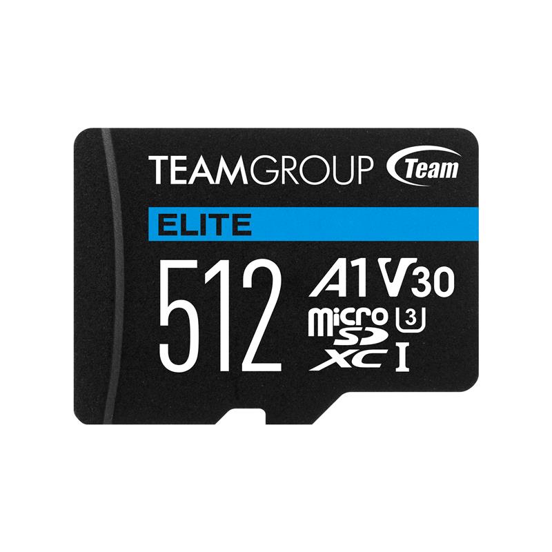 TEAMGROUP ELITE 512GB microSDXC UHS-I U3 A1 V30