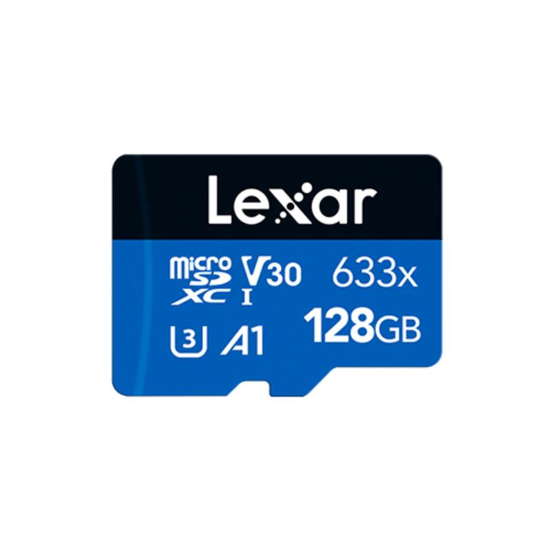 Lexar High-Performance 633x 128 Go microSDXC UHS-I U1 A1 V30