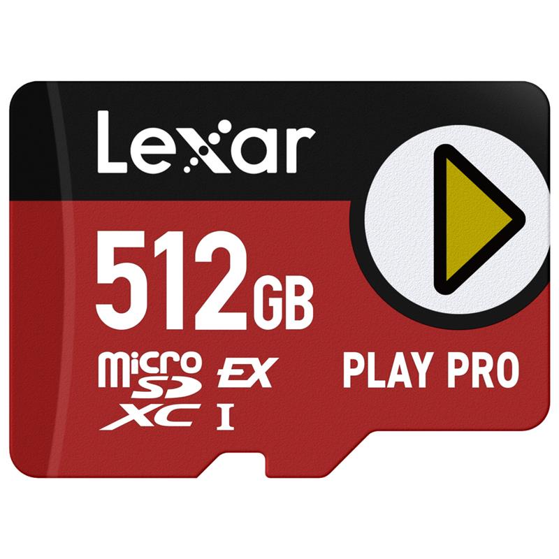 Lexar PLAY PRO 512 Go microSDXC EX U3 V30