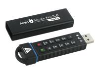 Apricorn Aegis Secure Key 3.0 - Clé USB - chiffrée - 60 Go - USB 3.0 - Niveau 3 FIPS 140-2 (ASK3-60GB)