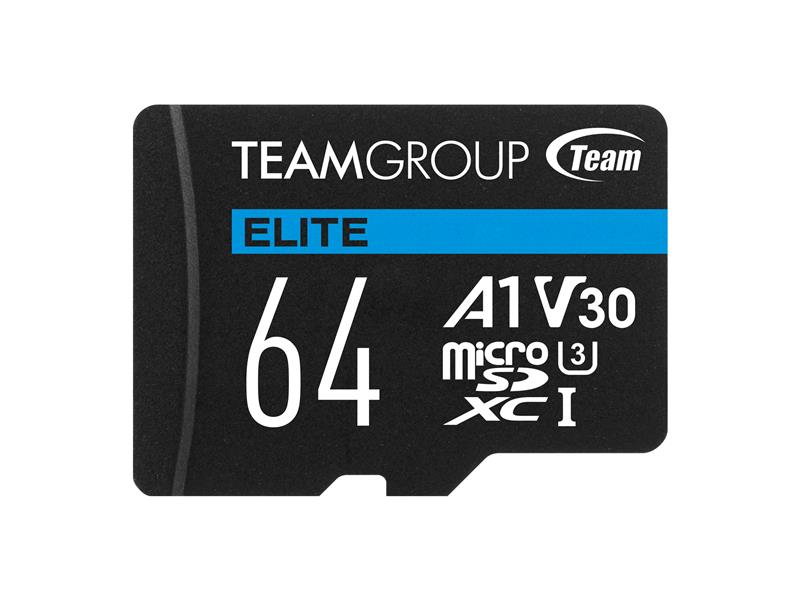 TEAMGROUP ELITE 64 Go microSDXC UHS-I U3 A1 V30(Open Box)