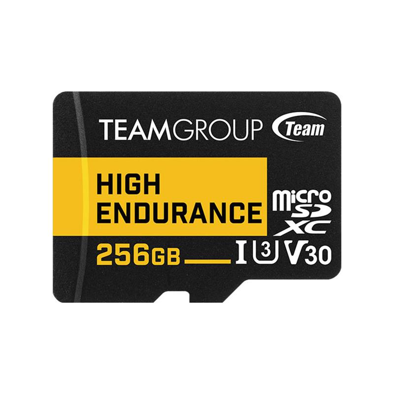 TEAMGROUP High Endurance 256GB microSDXC UHS-I U3 A1 V30