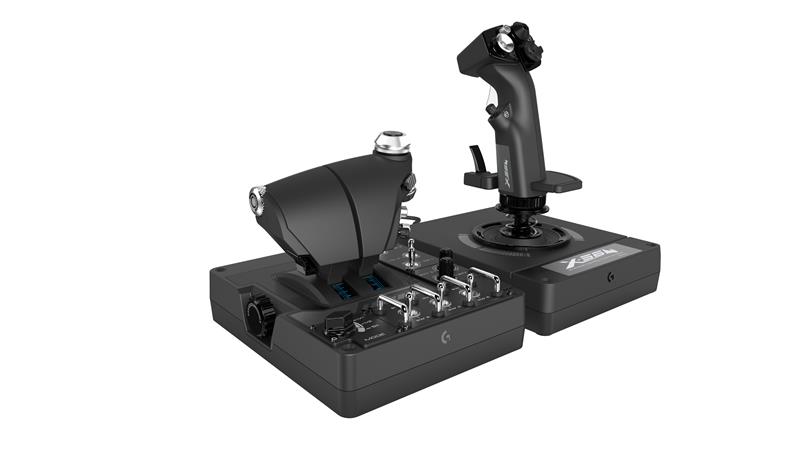 Logitech X56 HOTAS RGBスティックコントローラー LOGITECH X56 H.O.T.A.S. RGB Flight Throttle And Stick - Canada