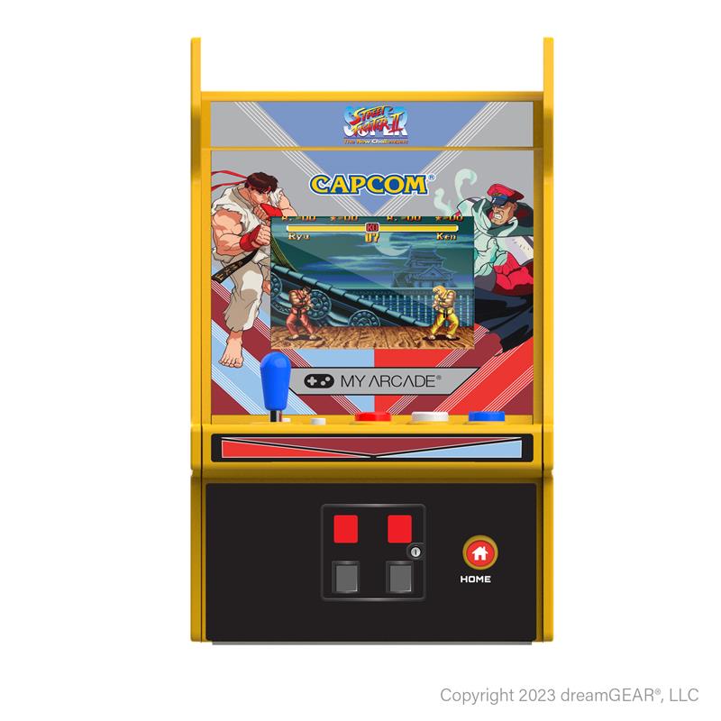 Miniborne d'arcade de 6,75 po My Arcade Super Street Fighter II Micro