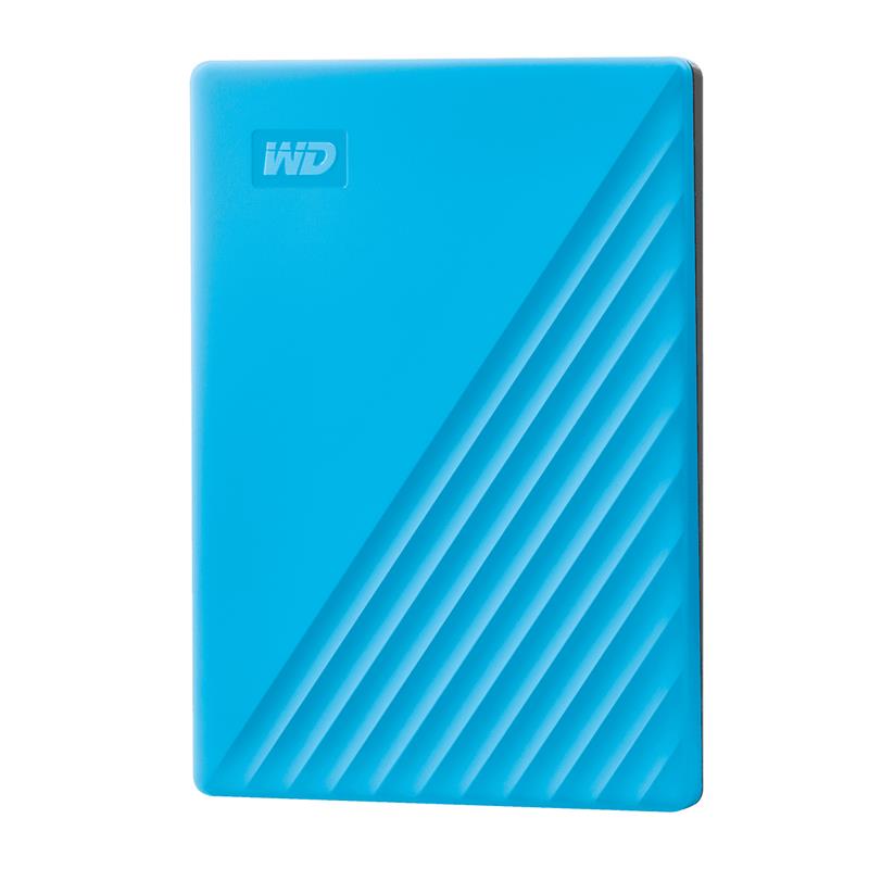 WD 2TB My Passport Portable Hard Drive, Sky Blue