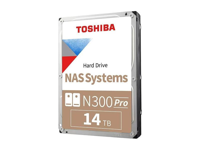 Disque dur interne Toshiba N300 Pro NAS 14 To 7 200 tr/min SATA 3.0