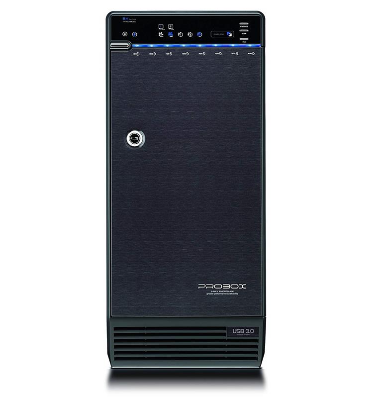 Mediasonic (H82-SU3S2) ProBox 8 Bay 3.5 Sata, USB 3.0 & eSata Hard Drive Enclosure