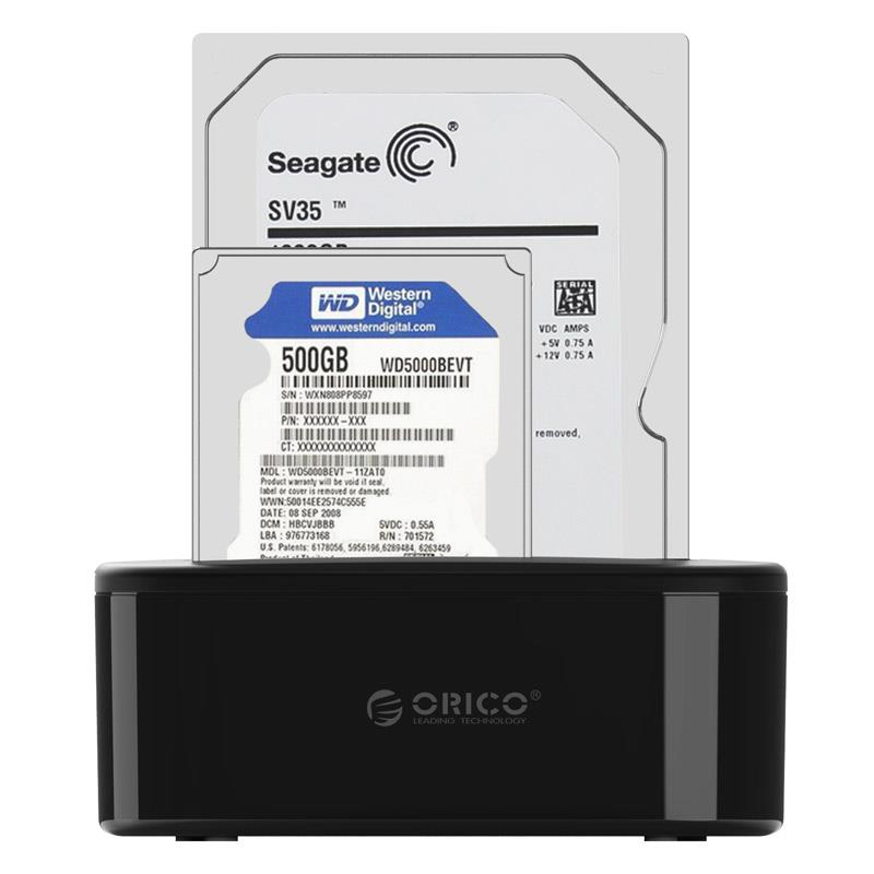 ORICO Tool Free 2.5'' & 3.5'' SATA HDD/SSD Docking Station