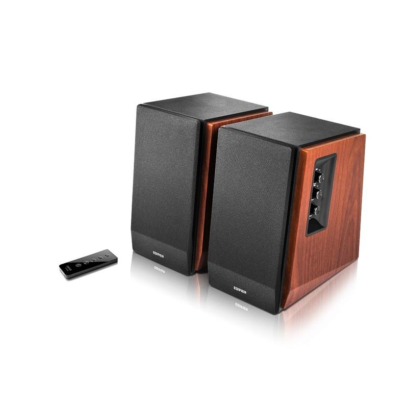 EDIFIER R1700BT 2.0 Bluetooth Shelf Speaker, Wood Finish - Canada