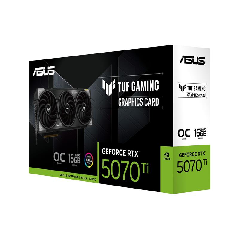 最終価格ASUS TUF Gaming GeForce RTX 5070 OC ASUS TUF Gaming GeForce RTX 5070 OC 12GB 192-Bit GDDR7 PCI Express