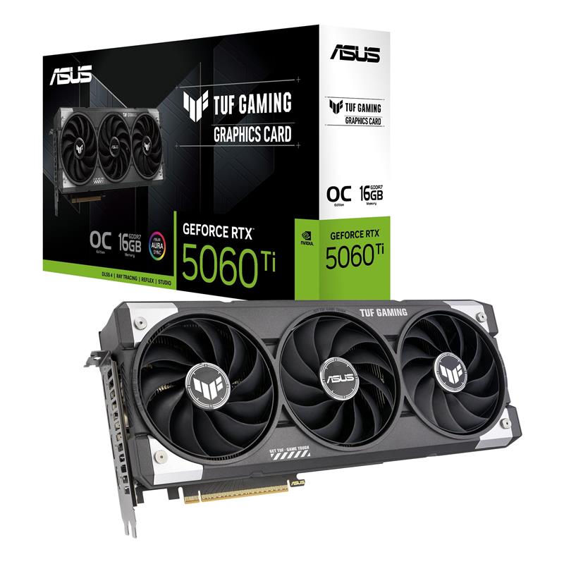 ASUS TUF-RTX5060TI-O16G-GAMING GDDR7 Triple Fans - Canada
