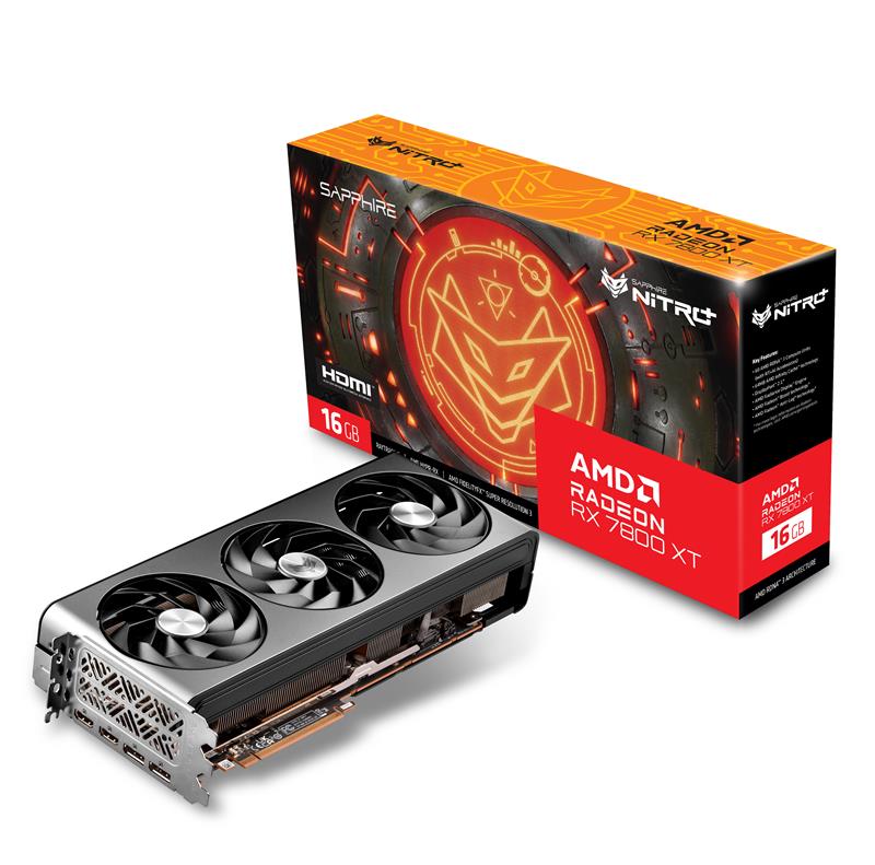 SAPPHIRE NITRO+ AMD RADEON™ RX 7800 XT GAMING OC 16 Go GDDR6(Open Box)