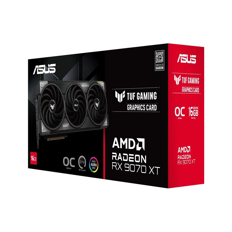 ASUS TUF Gaming Radeon RX 9070 XT OC Edition 16GB GDDR6 TUF
