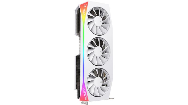 XFX Mercury AMD Radeon RX 9070 XT OC White Gaming Edition with RGB