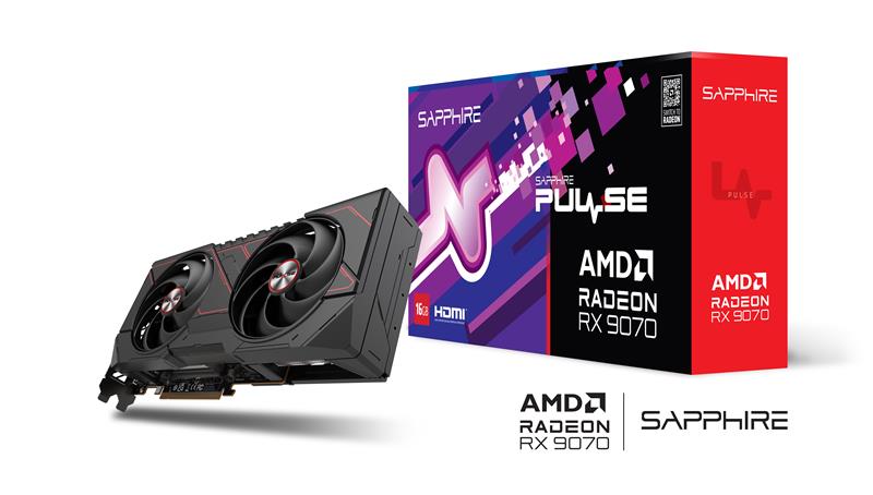 SAPPHIRE PULSE AMD RADEON RX 9070 16GB GDDR6(Open Box)