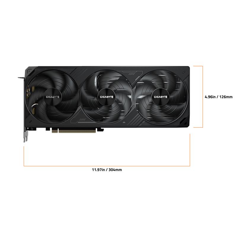 GIGABYTE GeForce RTX 5080 WINDFORCE SFF 16G Graphics Card, 16GB