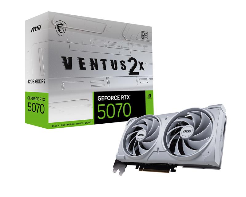 MSI GeForce RTX 5070 12G VENTUS 2X OC WHITE 12GB GDDR - Canada