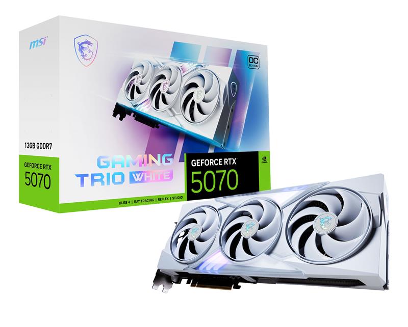 MSI GeForce  RTX 5070 12G GAMING TRIO OC WHITE