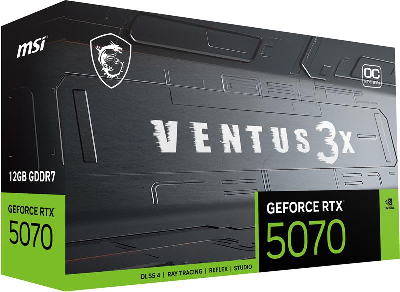 【値下】MSI GeForce RTX 5070 Ti VENTUS 3X OC MSI GeForce RTX 5070 Ti 16G Ventus 3X OC Graphic Card