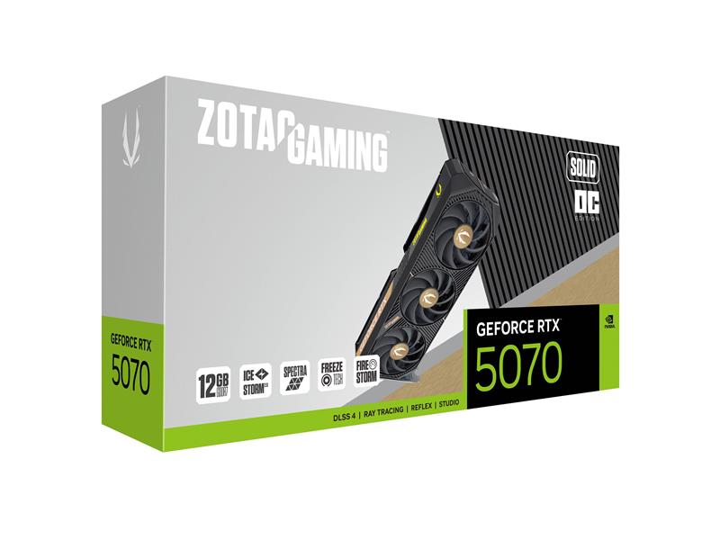 ZOTAC GAMING GeForce RTX 5070 SOLID OC 12GB GDDR7 - Canada