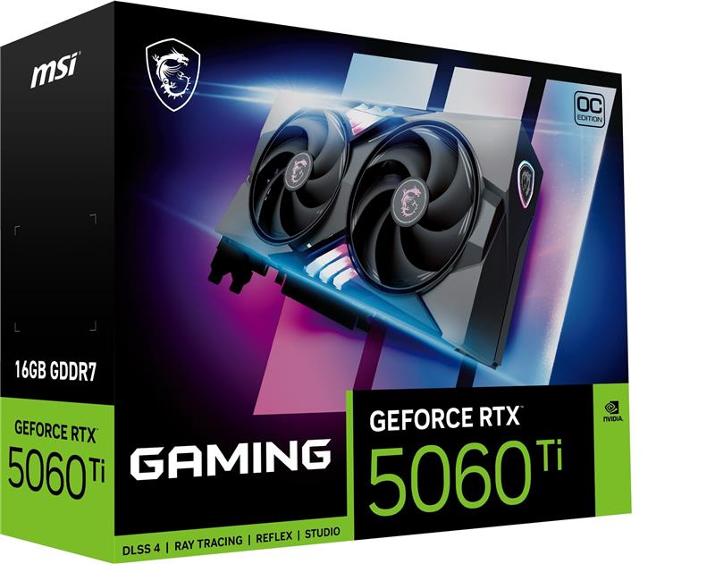 MSI GeForce RTX 5060 Ti 16G GAMING OC GDDR7 Double Fans - Canada