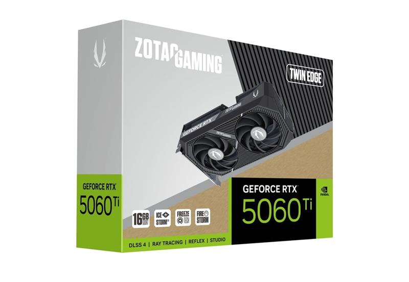 ZOTAC GAMING GeForce RTX 5060 Ti 16GB Twin Edge DLSS 4 GDDR7