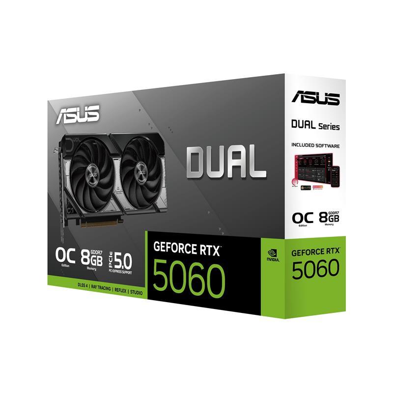 新品RTX5060 ASUS DUAL 8G AI ゲーミング DDR7 正規品 ASUS Dual GeForce RTX 5060 8GB GDDR7 OC Edition - Canada Computers