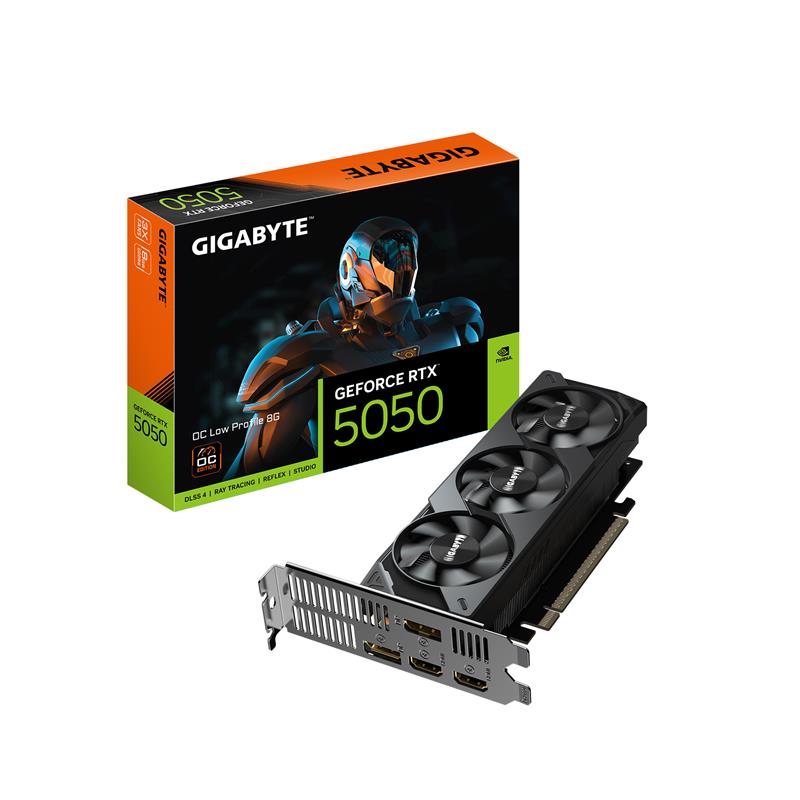 GIGABYTE GeForce RTX 5050 OC Low Profile 8G, 8 Go 128 Carte graphique