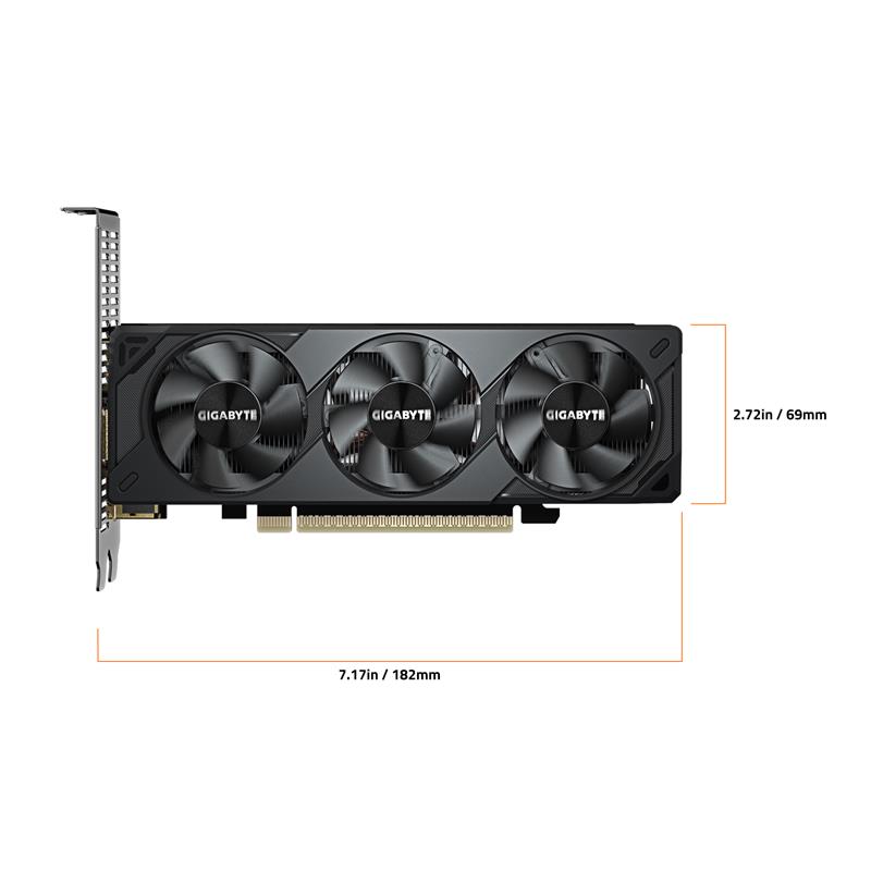 GIGABYTE GeForce RTX 5050 OC Low Profile 8G Graphics Card, 8GB 128